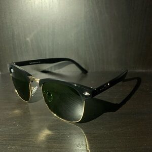 Black and Gold Sunglasses